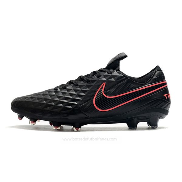 Nike Tiempo Legend VIII Elite FG Negro Rosado